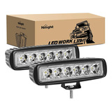 Nilight - Barra De Luz Led 15019s-b, 2 Unidades De 18 W, Luz