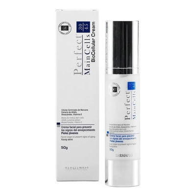 Crema Facial Antiedad PMC con Acido Hialuronico, Vitamina E y Karité 30-45 años | Crema Hidratante Facial Reafirmante | Skincare Farmapiel | Meses sin interés
