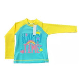 Camiseta Malla Nena Manga Larga Lycra Happy T 2-6 Kiero 4439