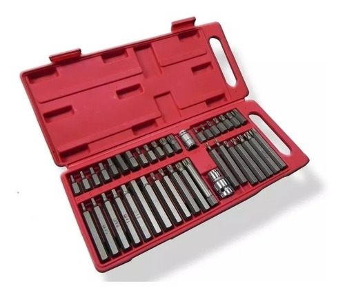 Juego De Puntas Torx Hexa Spline 40 Pcs Automotor Davidson