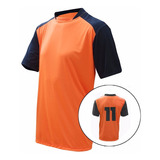 Camisa De Futebol Numerada Kit 5 Pçs