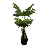 Planta Artificial De Plastico Tipo Palma 100cm Jardin Sala