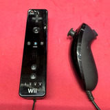 Control Nintendo Wii Mote And Nunchuk Negro Original