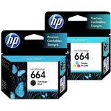 Cartuchos Originales Hp 664 Negro + Color 2135 2675 3635