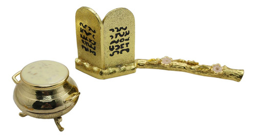 3 Piezas Arca De Jarra De Oro Estatua Placa De 6cm 10cm