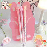 Kit Caneta Gel Apagável 3pcs Japão Kawaii Papelaria Fofa