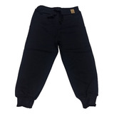 Kit C/5 Calça Jogger Preta Menino Intantil Moletom Atacado