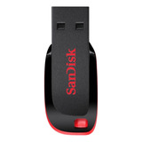 Pen Drive Sandisk Cruzer Blade 16gb Usb 2.0