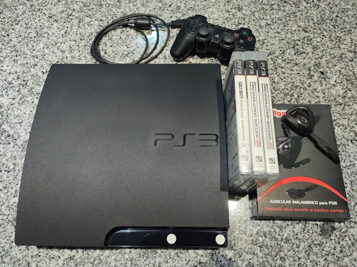 Playstation 3 De 500 Gb Negra En Rosario