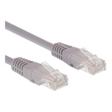 Cable De Red / Patch Cord Certificado Cat6 10 Mts Gris