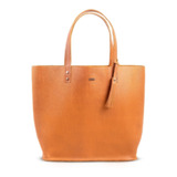 Bolsa Napa De Piel Unitalla - Bolsa Tote Color Café Claro