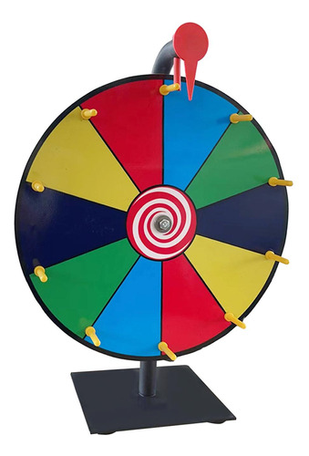 Ruleta De Mesa Con Rueda De Colores De 40cm 5 Colores