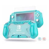 Estuche Protector Para Nintendo Switch Lite Color Cerceta