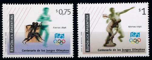 1996 Deportes- Centenario Juegos Olímpicos - Argentina Mnh