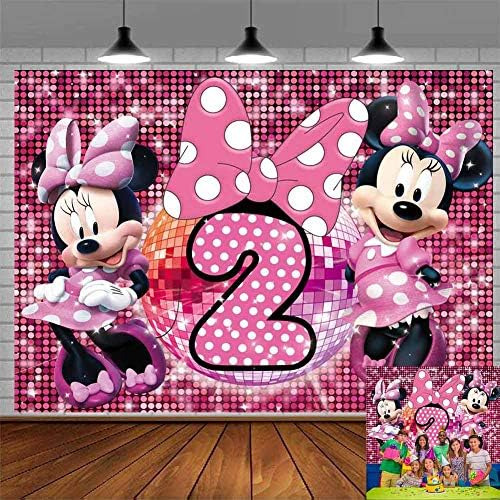 Minnie Mouse Suministros Para La Segunda Fiesta De Cumpleaño