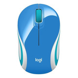 Mouse Wireless Logitech M187 Refresh Blue