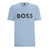 Camiseta Boss Com Logo Em Contraste