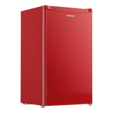 Frigobar C/mini Congelador, 3.2 Ft³; Upstreman; Rojo