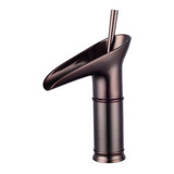 Llave Grifo Monomando Cascada Lavabo Oil Rubbed Bronze Gami