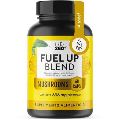 Rhodiola Maca Life 360+ Fuel Up Blend 60 Cápsulas Cordyceps Sin Sabor | MercadoLibre