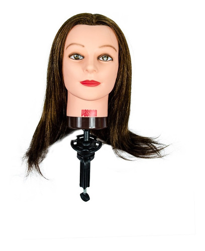 Maniquí Cabeza Cabezote Para Peinar Y Corte Cabello Mediano