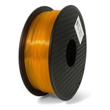 Filamento Tpu Naranja Transparente 1.75 Mm Para Impresora 3d
