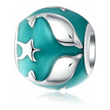 Colgante  Cangrejo Pescado Para Pulsera Pandora Plata Fr32m