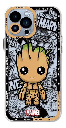 Funda De Teléfono Groot Spiderman Para iPhone 15, 14, 12, 13