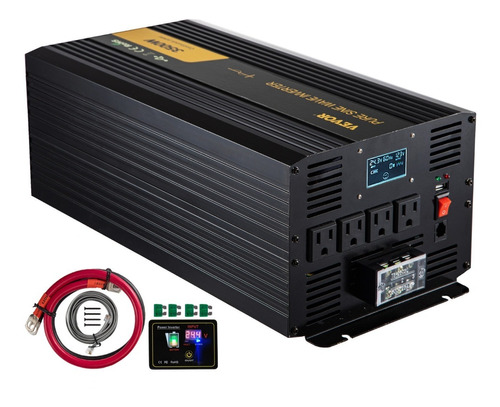 Vevor Inversor De Corriente De Onda Sinusoidal Pura 3500w24v