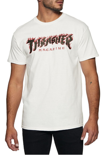 Thrasher Possessed Logo Polera, Blanco, Pequeño