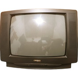 Televisor Tv Color Crown Mustang 20 Doble Parlante + Antena