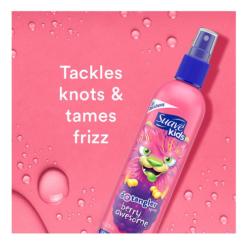 Suave Kids Detangler Spray Para Peinado Sin Lágrimas, Berry