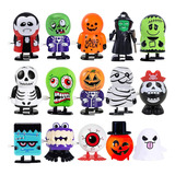 18 Pieza Conjunto De Juguetes De Cuerda Halloween Para Niños