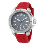 Reloj Para Hombre Nautica Koh May Bay 3h Napkmf202 Rojo