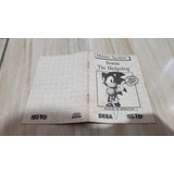 Manual Original Do Do Sonic 1 Na Memoria Master System 3