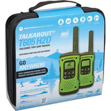 Radios Motorola Talkabout T605 Ip67 Waterproof Flota 35mi 56km Ideal 2 Radios 2 Bat 1 Cargador Pared/carro 1 Estuche