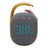 Bocina Jbl Clip 4 Portátil Con Bluetooth Waterproof Grey 