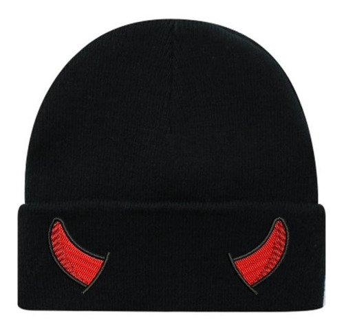 Gorro Cuernos Diablo Devil Demon Horns Beanie Bonete Boina