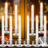 Yaungel Velas De Ventana, Paquete De 10 Velas Led De Navidad