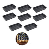 8 Moldes Para Tarta Rectangular Mini Acero Fondo Desmontable