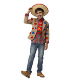 Roupa De Noivo Caipira Infantil Para Festa Junina P/ Entrega