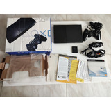 Sony Playstation 2 Slim Ps2 + 1control+ 10juegos+memory+caja