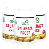 3 X Aura Vitalis Calabaza Prost 60  Capsulas 