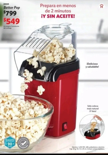 Maquina De Palomitas Betterware