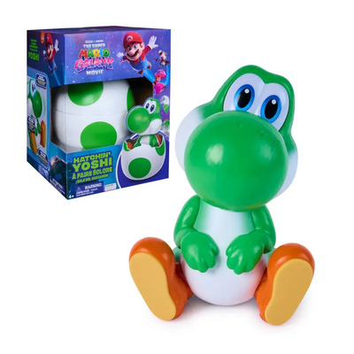 Super Mario Galaxy: La Película, Figura De Acción Interactiva De Yoshi Con Sonidos, A Partir De 4 Años, Pilas Incluidas | Envío gratis