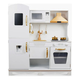 Cocina Infantil De Madera Eloisa Blanco Form