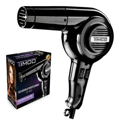 Secadora De Cabello Profesional Timco® Con Difusor Sp-1600