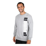 Buzo Puma Ess Logo Lab Hombre En Gris