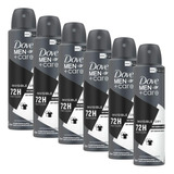 Kit 6 Desodorantes Dove Men+care Aerossol Invisible 150ml
