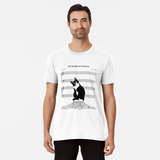 Polera Gato Nota Musical The Sound Of Silence H